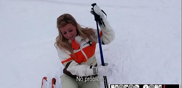  Mofos - Public Pick Ups - Flashing Double-Ds While She Skis starring Nathaly Teges